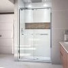 Best Sale 🧨 DreamLine Encore 48 in. Frameless Bypass Sliding Shower Door with Clear Glass in Polished Chrome ✔️ -DreamLine Sales Store Query 927