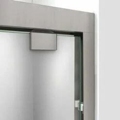 Hot Sale ⌛ DreamLine Encore 48 in. Frameless Bypass Sliding Shower Door with Clear Glass in Brushed Nickel 🔔 -DreamLine Sales Store Query 936