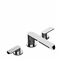 Best deal 🌟 Graff Phase 7 gpm 3 Hole Roman Tub Set with Double Lever Handle in Brushed Nickel ⭐