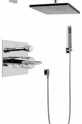 Buy 🎁 Graff Sade Targa Luna Wall Mount Pressure Balancing Shower Set with Single Lever Handle in Polished Chrome 🌟